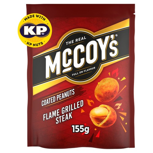 McCoy's Coated Peanuts Flame Grilled Steak 