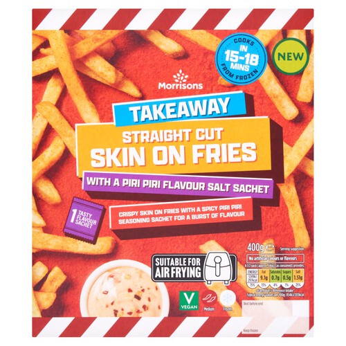 Morrisons Takeaway Spicy Peri Peri Salted Shaker Fries