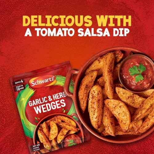 Schwartz Potato Wedges Garlic & Herb