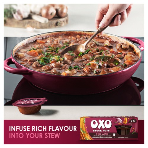 Oxo Stock Pots Red Wine 4 x 20g