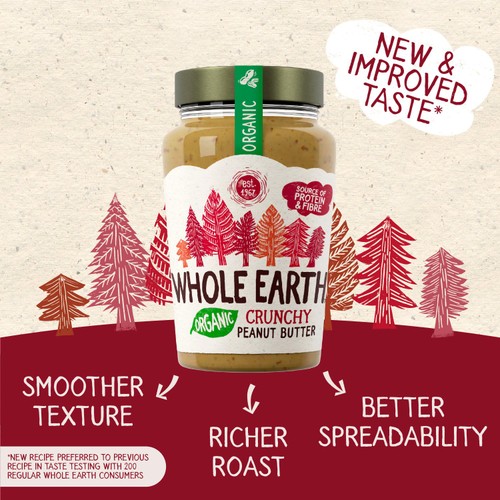 Whole Earth Organic Crunchy Peanut Butter