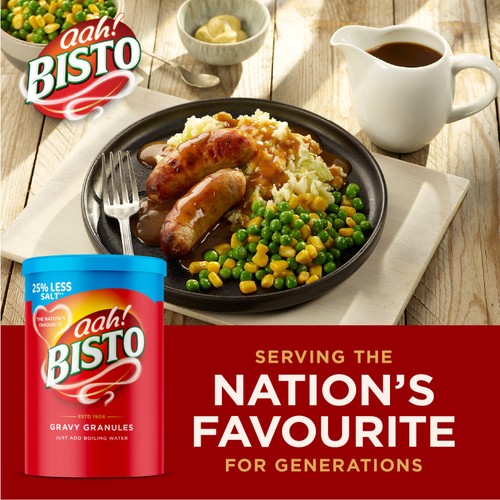 Bisto Reduced Salt Gravy Granules Beef 450g
