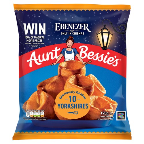 Aunt Bessie's 10 Glorious Golden Yorkshire Puddings 190g