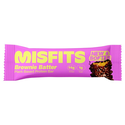 Misfits Plant-Based Brownie Batter Protein Bar 