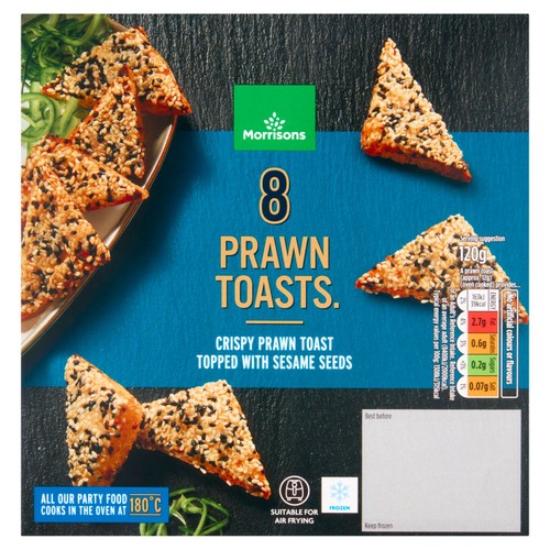 Morrisons 8 Prawn Toasts 120g