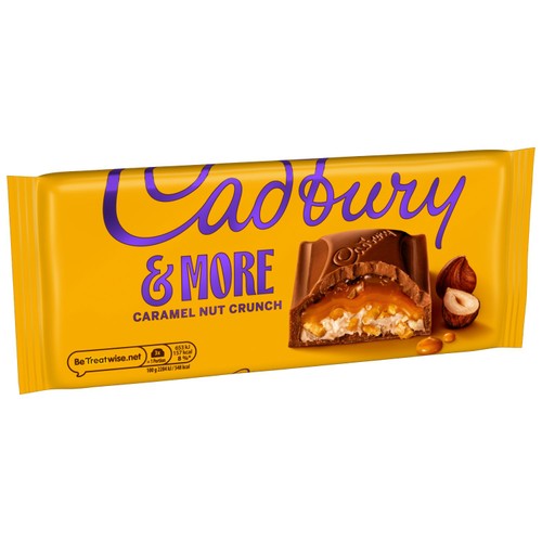 Cadbury Dairy Milk &More Caramel Nut Crunch Chocolate Bar