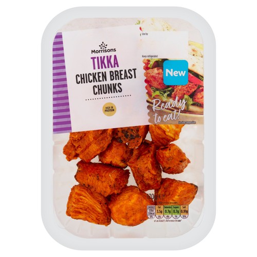 Morrisons Ready to Eat Cooked Chicken Tandoori Breast Chunks