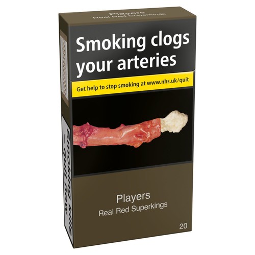 Players Real Red Superkings Cigarettes