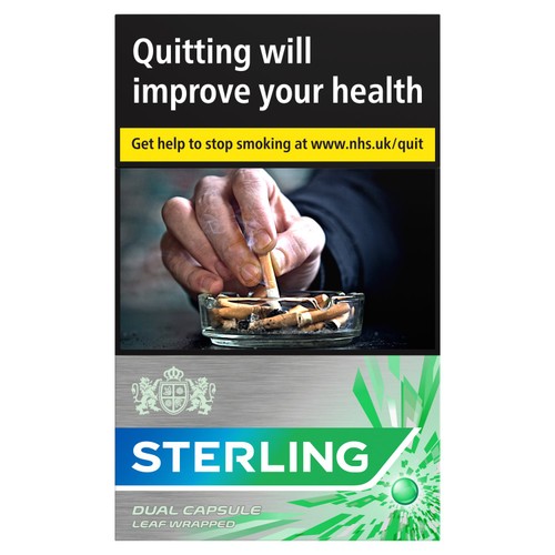 Sterling Dual Capsule Leaf Wrapped 