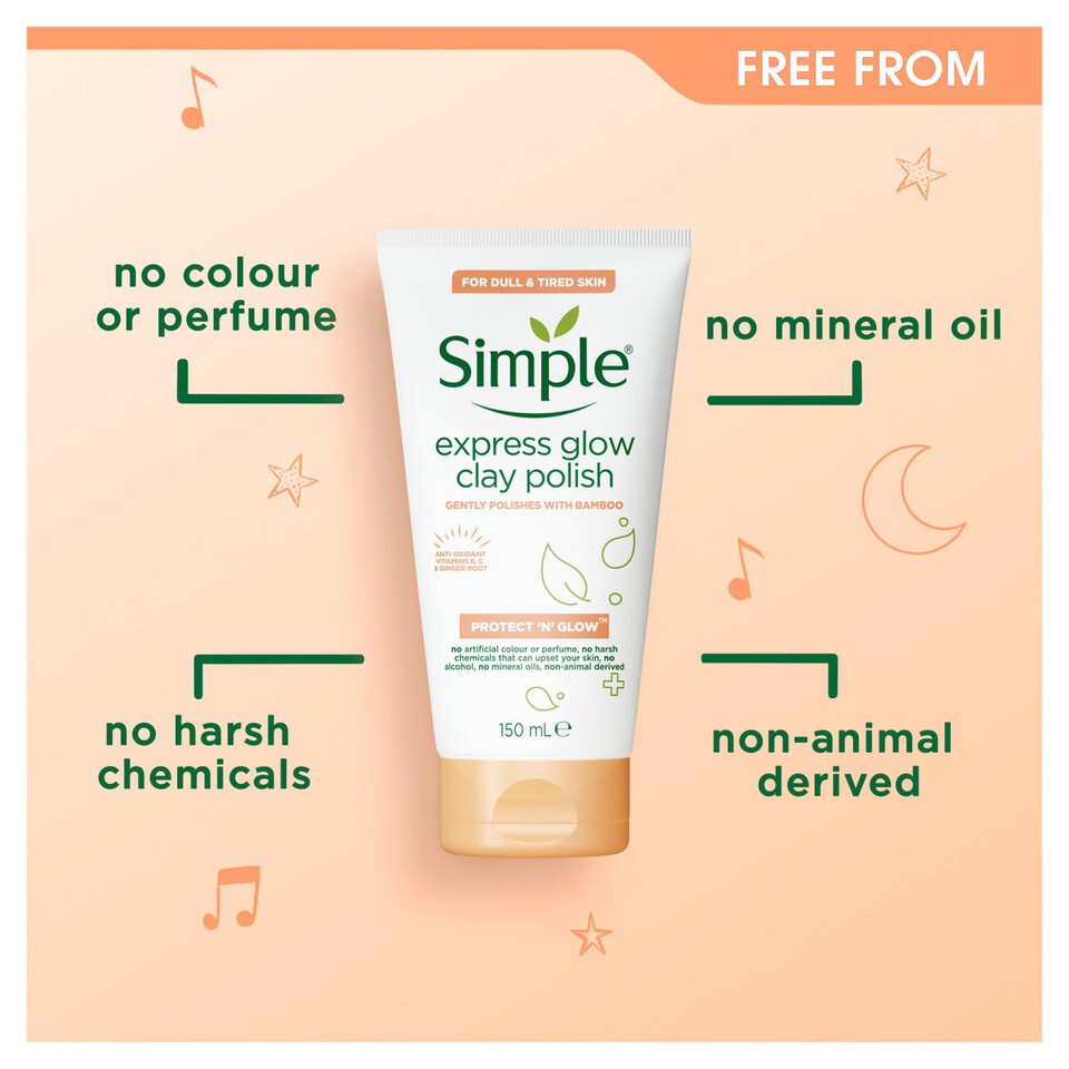 Simple Express Glow Clay Polish Protect 'N' Glow Morrisons Online