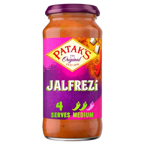 Patak's Jalfrezi Indian Curry Cooking Sauce 450g