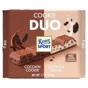 Ritter Sport Cookie'n Cream Cookie Duo 218g