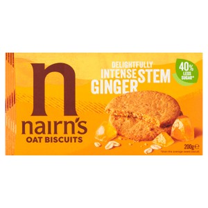 Nairn's Stem Ginger Oat Biscuits 