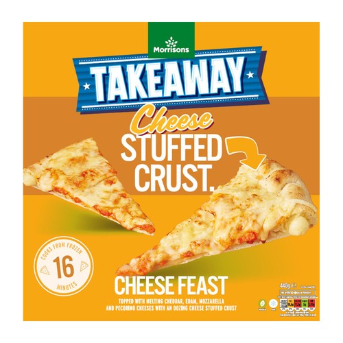 Morrisons Cheese Feast Stuffed Crust Pizza