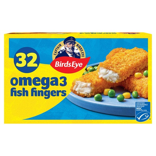 Birds Eye 32 Omega Fish Fingers 