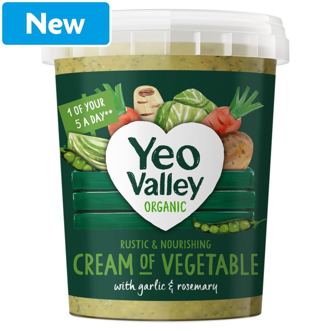 Yeo Valley Organic Cream Of Vegetable Soup 400g