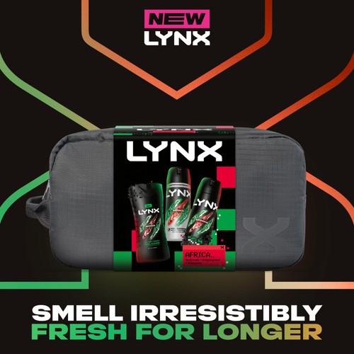 Lynx Africa Washbag Gift Set