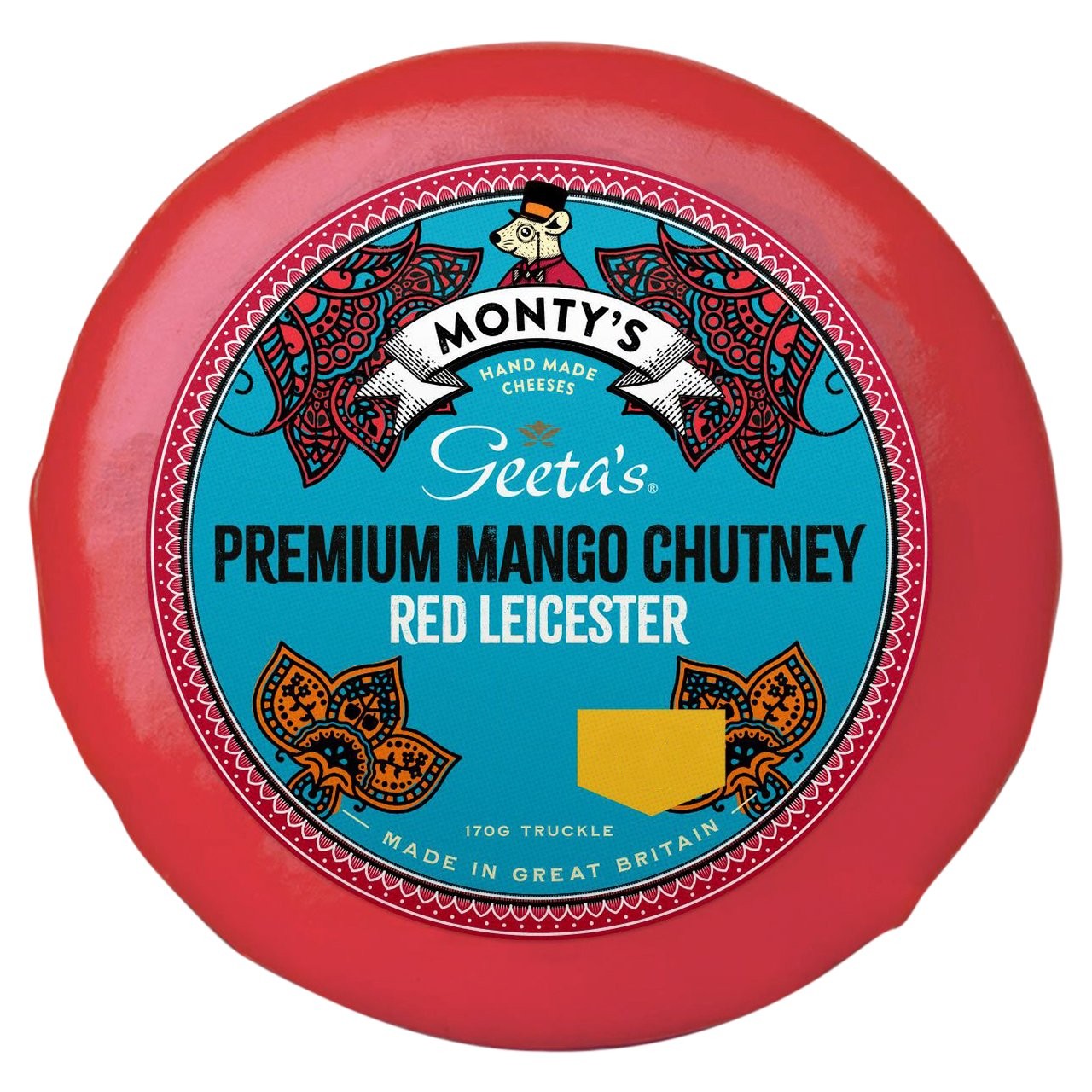 Monty's Red Leicester With Premium Mango Chutney Truckle