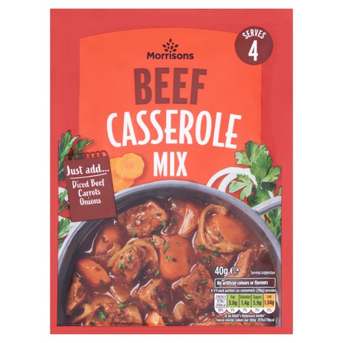 Morrisons beef casserole sauce mix