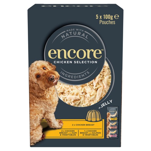 Encore Dog Pouch, Chicken Selection in Jelly