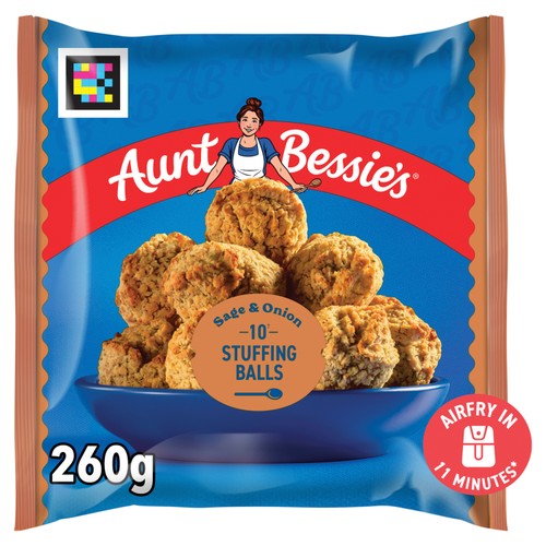 Aunt Bessie's 10 Sage & Onion Stuffing Balls 260g