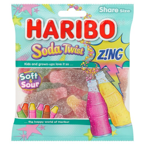 Haribo Soda Twist Zing 