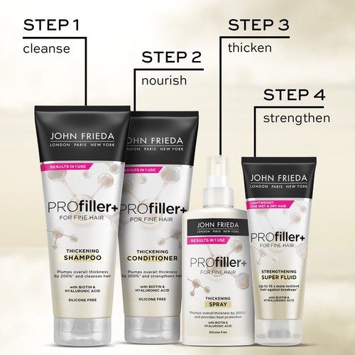 John Frieda PROfiller+ Thickening Spray for Thin, Fine Hair 