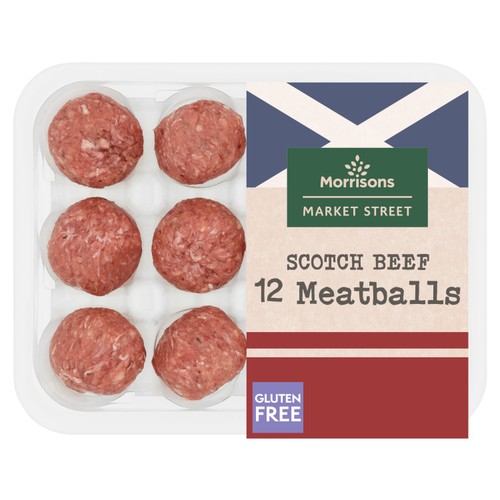 Morrisons 12 scotch beef meatballs