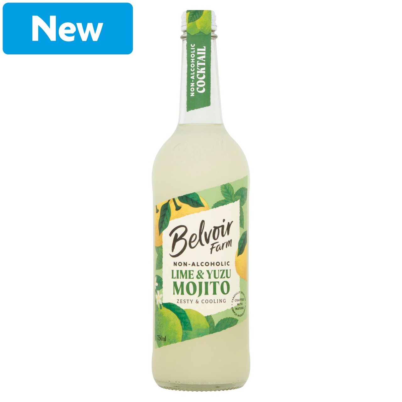 Belvoir Farm Lime & Yuzu Mojito Mocktail