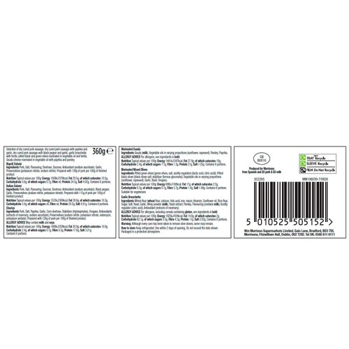 Morrisons Charcuterie Selection 360g