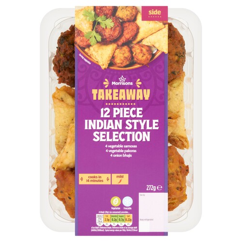 Morrisons Takeaway 12 Piece Indian Style Selection 