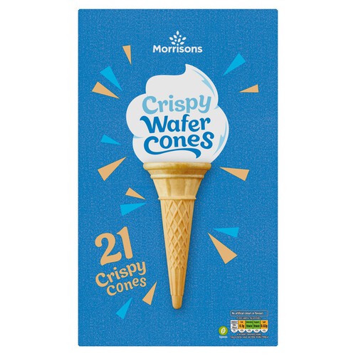 Morrisons Ice Cream Cones 21Pk