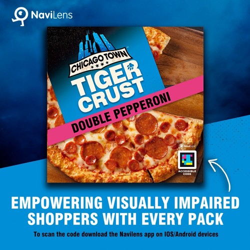 Chicago Town Tiger Crust Double Pepperoni Pizza