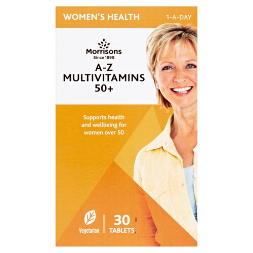 Morrisons Women's A - Z 50+ Vitamins 