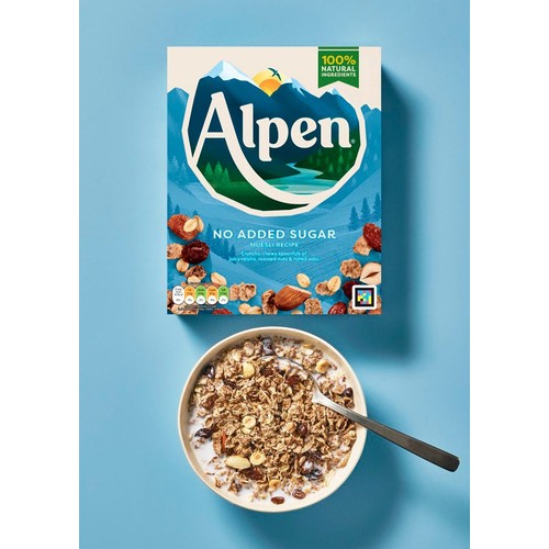 Alpen No Added Sugar Muesli Breakfast Cereal 550g