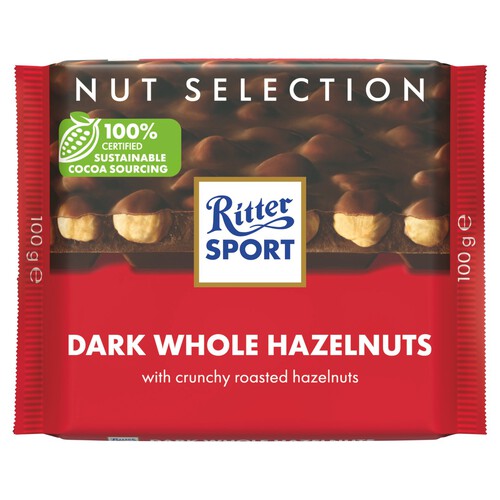 Ritter Sport Nut Selection Dark Whole Hazelnuts