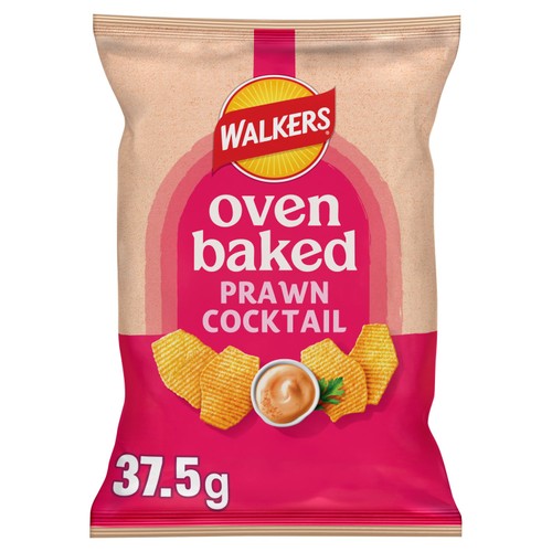 Walkers Baked Prawn Cocktail Snacks Crisps 
