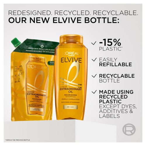 L'Oreal Elvive Extraordinary Oil Shampoo   400ml