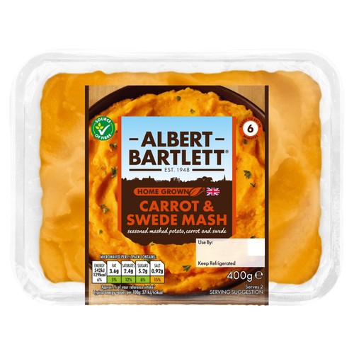 Albert Bartlett Carrot & Swede Mash 400g