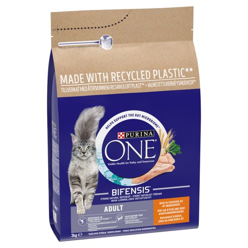 Purina ONE Adult Dry Cat Food Rich in Chicken 3kg