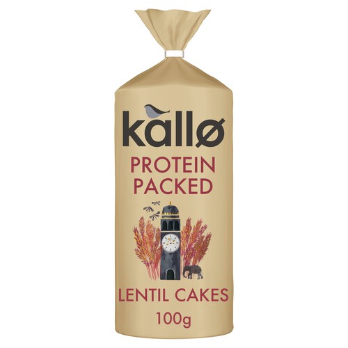 Kallo Protein Packed Lentil Cakes 