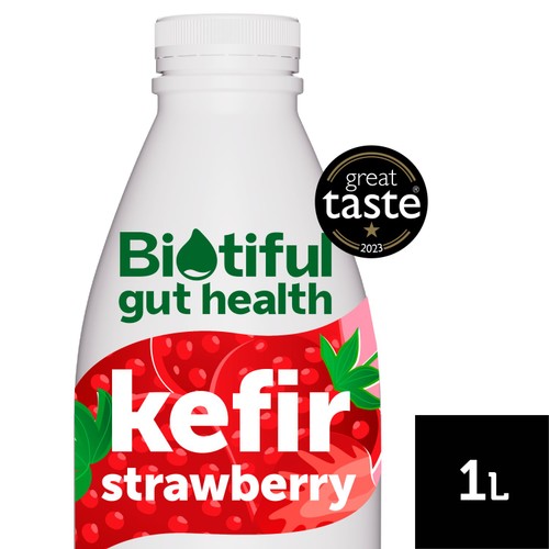 Biotiful Gut Health Kefir Drink Strawberry 1L