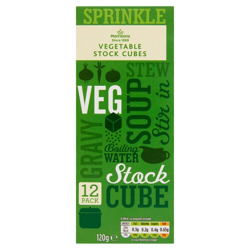 Morrisons Vegetable Stock Cubes 12's