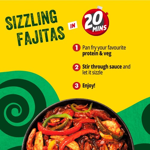 Old El Paso Sizzling Fajitas Cooking Sauce 170g