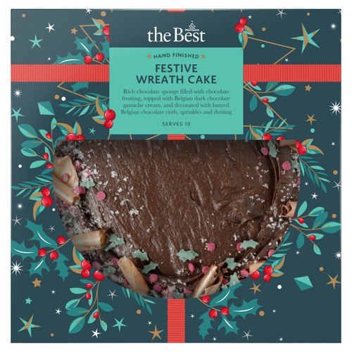 Morrisons The Best  Festive Wreath Cake  655g