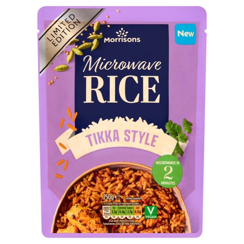 Morrisons Microwave Tikka Rice 250g