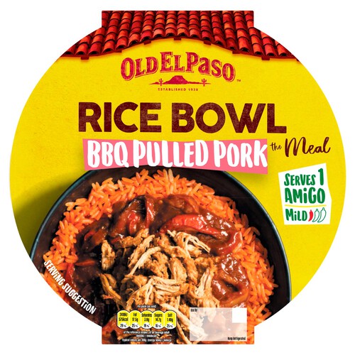 Old El Paso BBQ Pulled Pork Rice Bowl 