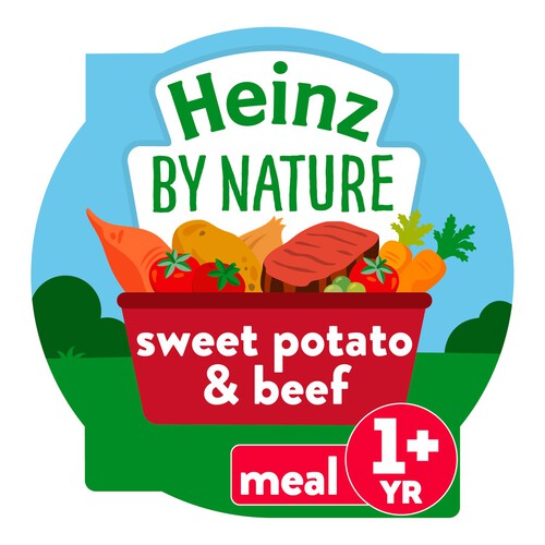 Heinz By Nature Sweet Potato & Lean Beef Hotpot Baby Food Tray 1+ Yea