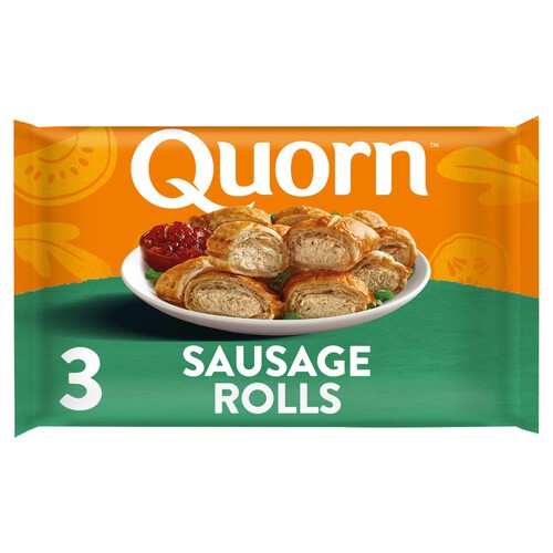 Quorn Vegetarian 3 Sausage Rolls