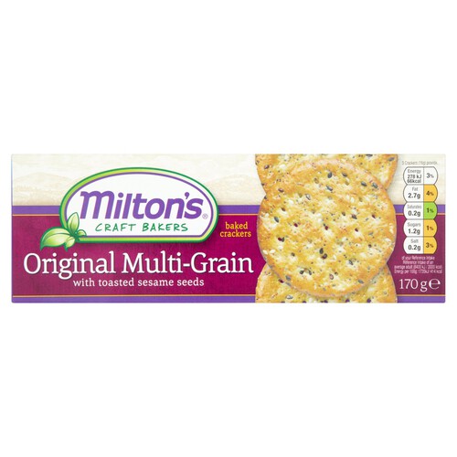 Milton's Craft Bakers Original Multi-Grain Baked Crackers